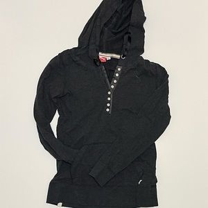 Puma women’s hoodie quarter button up small